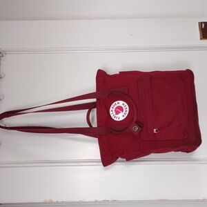 Fjallraven kanken totepack in ox red
